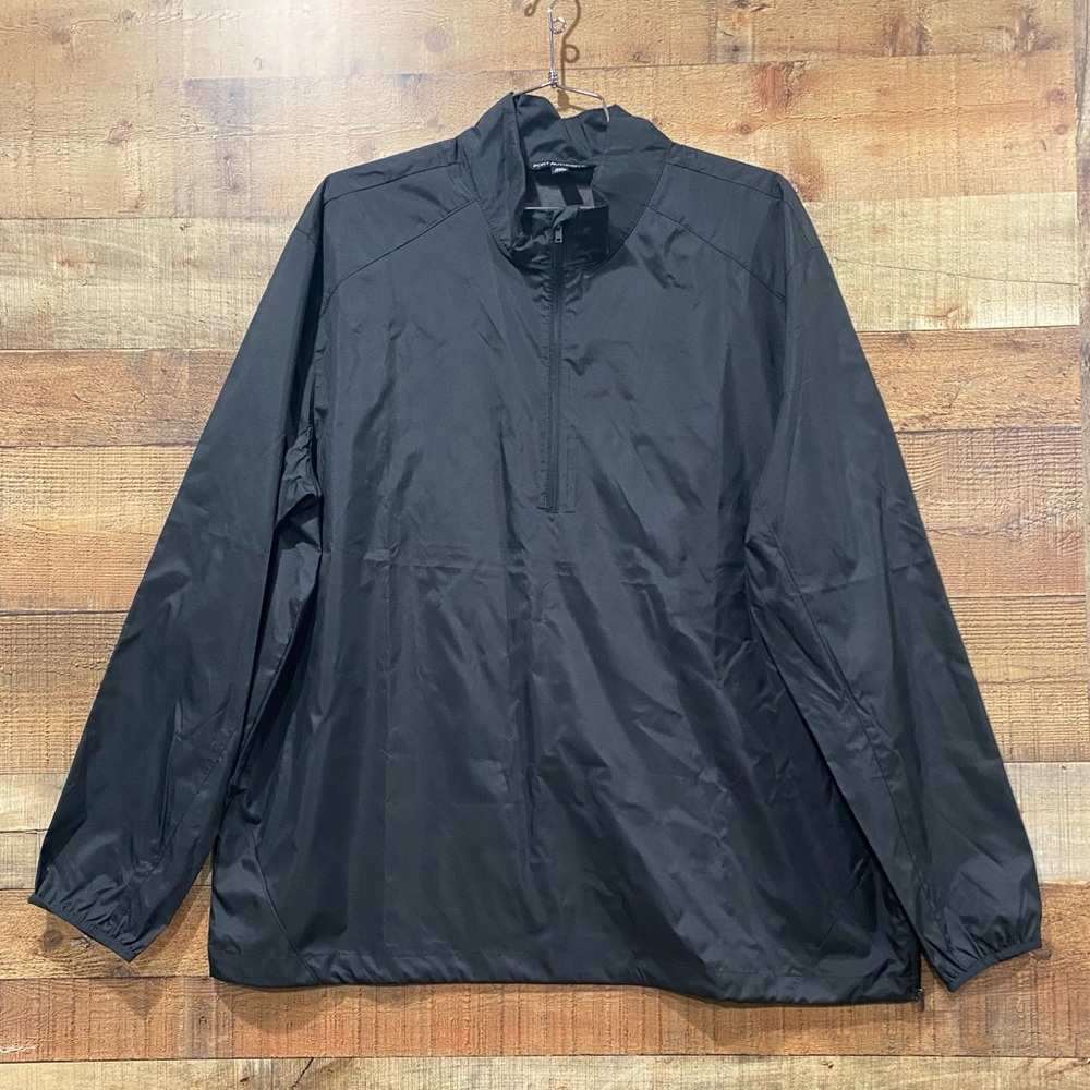 New Without Tags Port Authority Men's Black Windbreaker Jacket Size XL